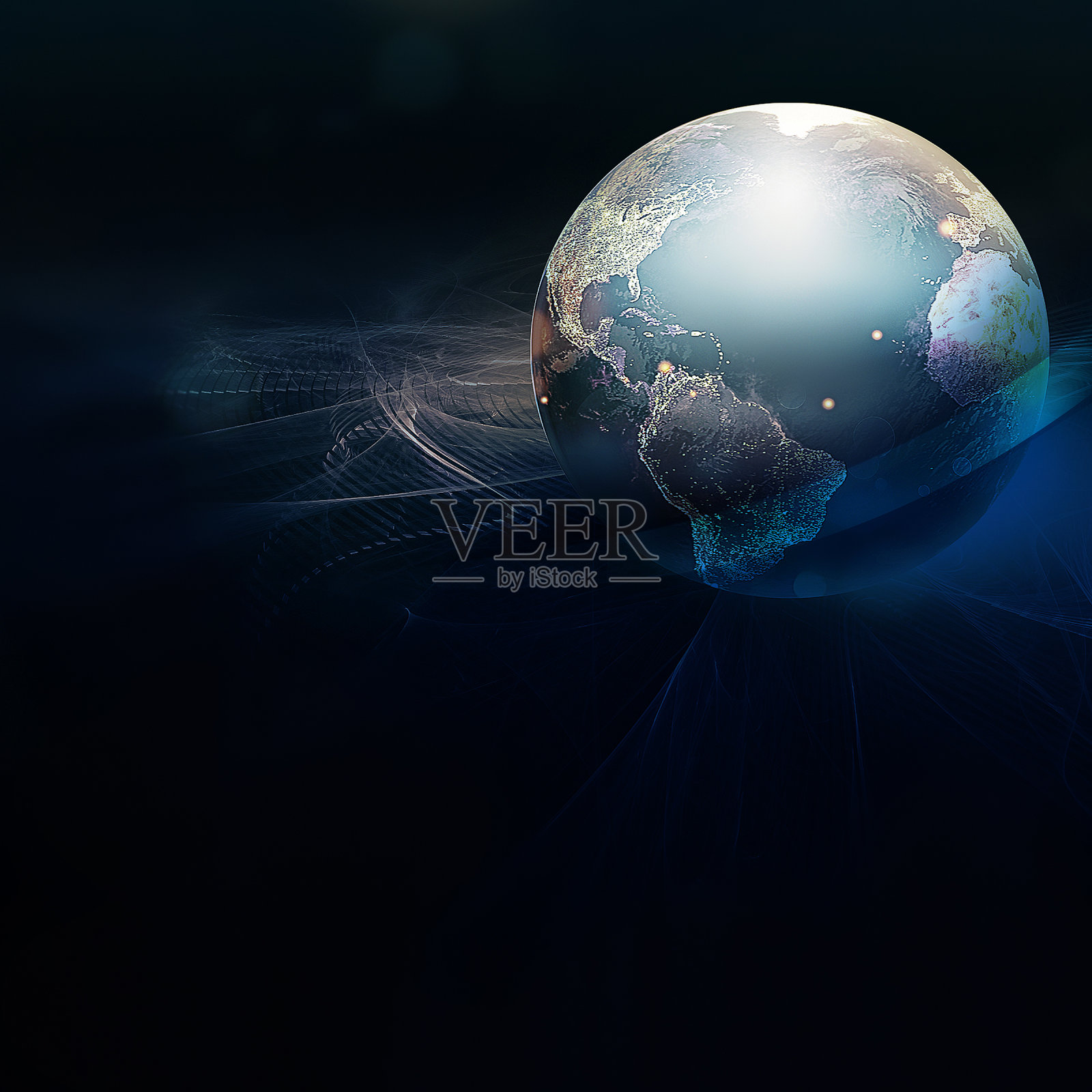 发光的世界背景照片摄影图片