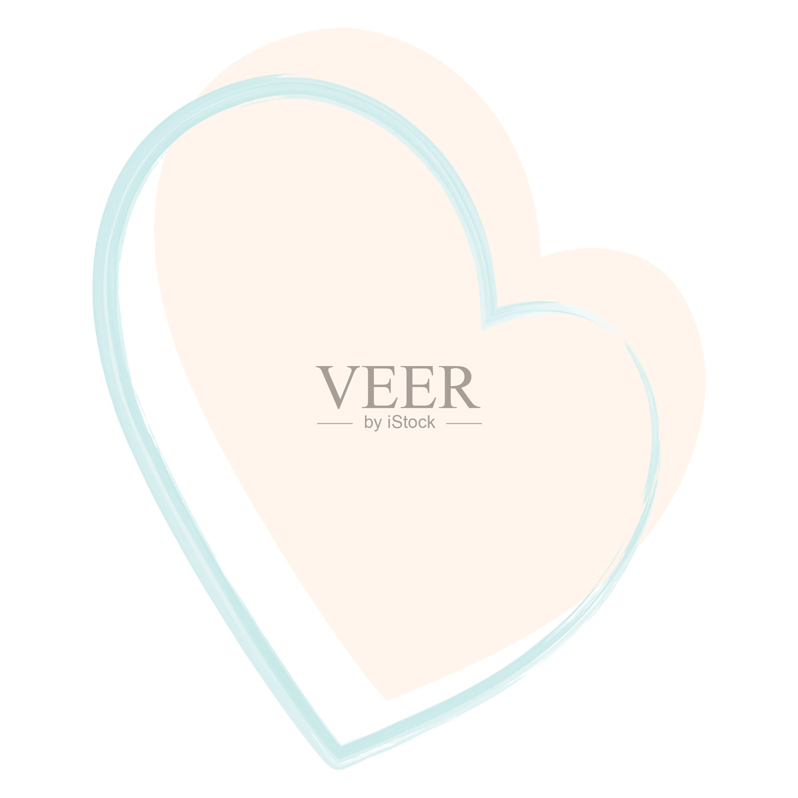 心元素手绘可爱的插图插画图片素材