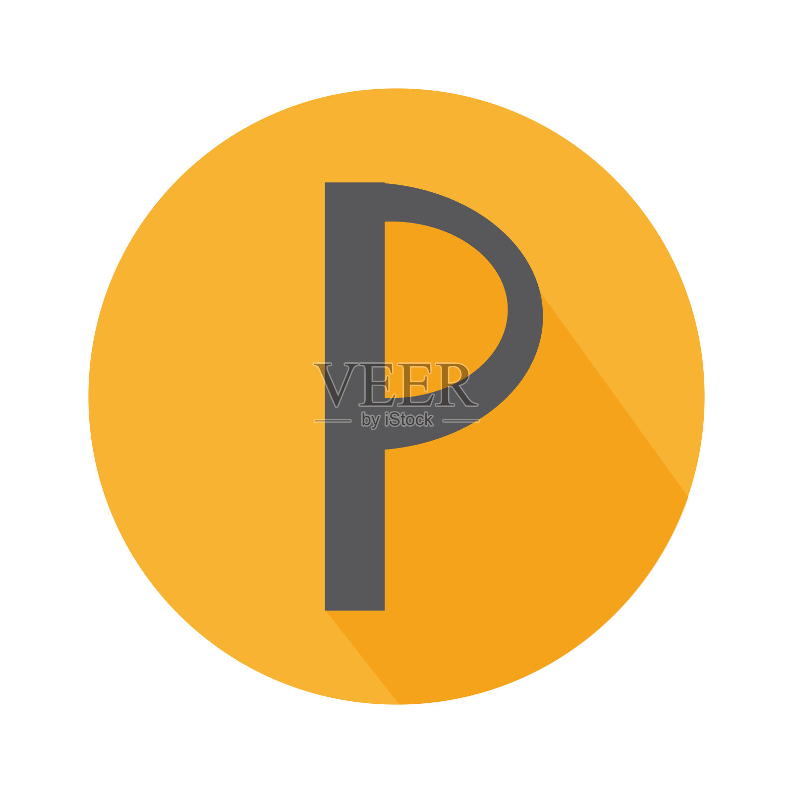 平面图标停车标志在机场的旅行设计元素图片