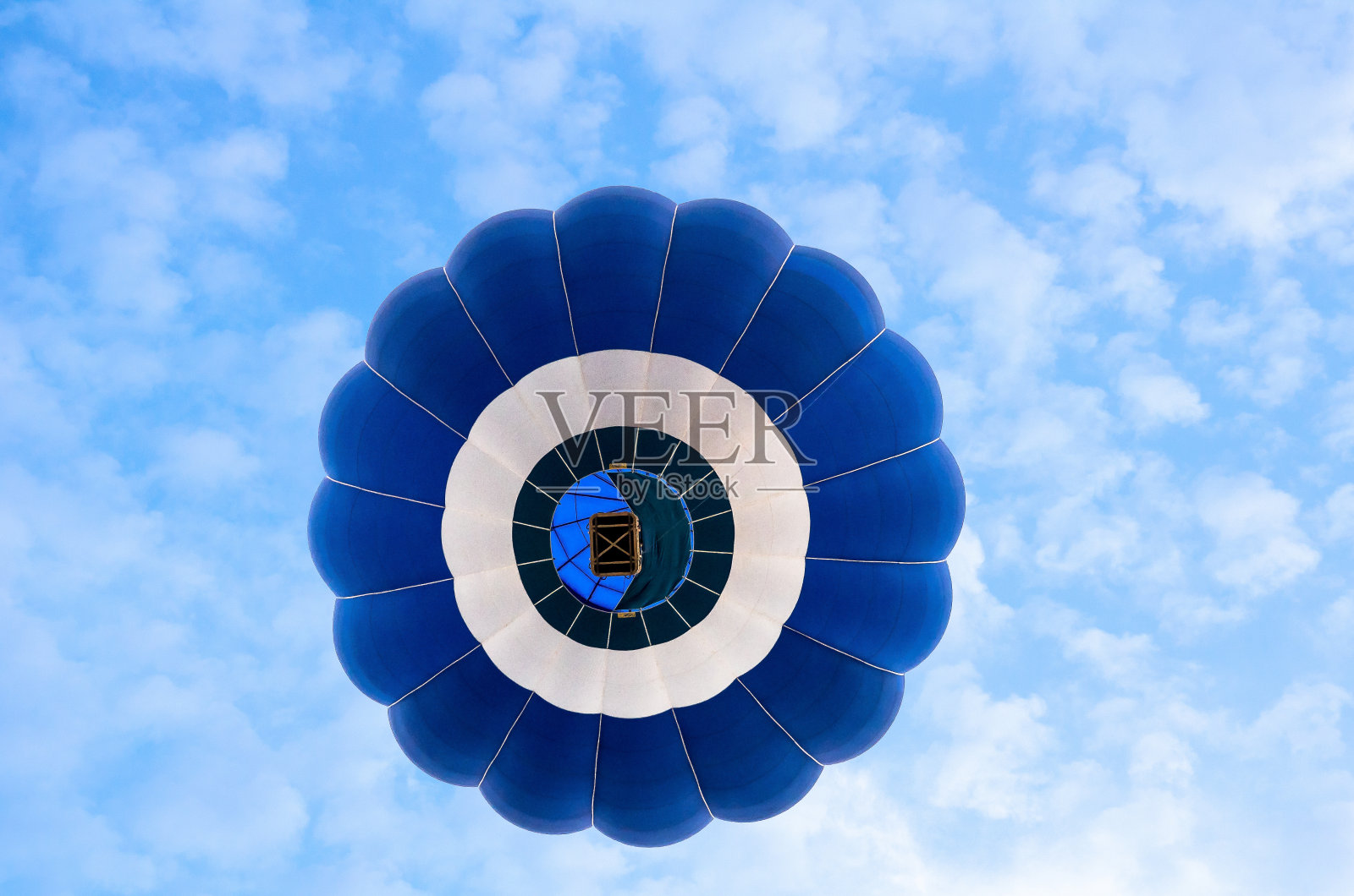 蓝色热气球照片摄影图片