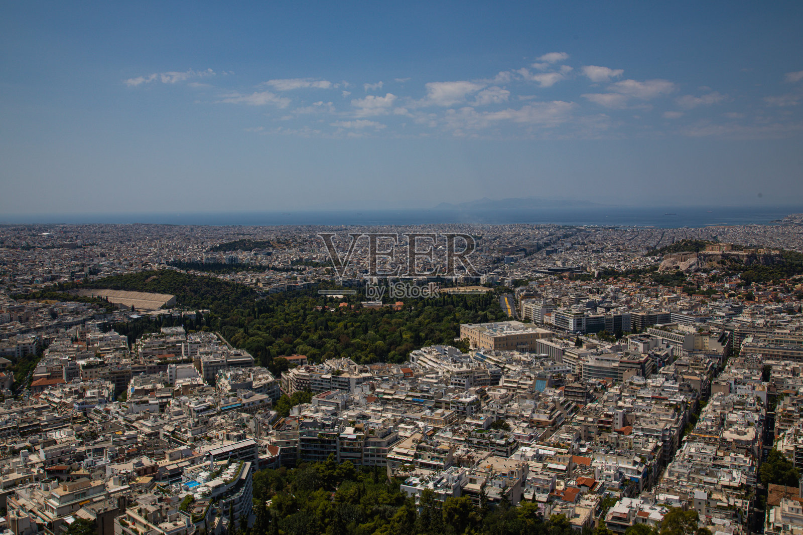 雅典鸟瞰图照片摄影图片