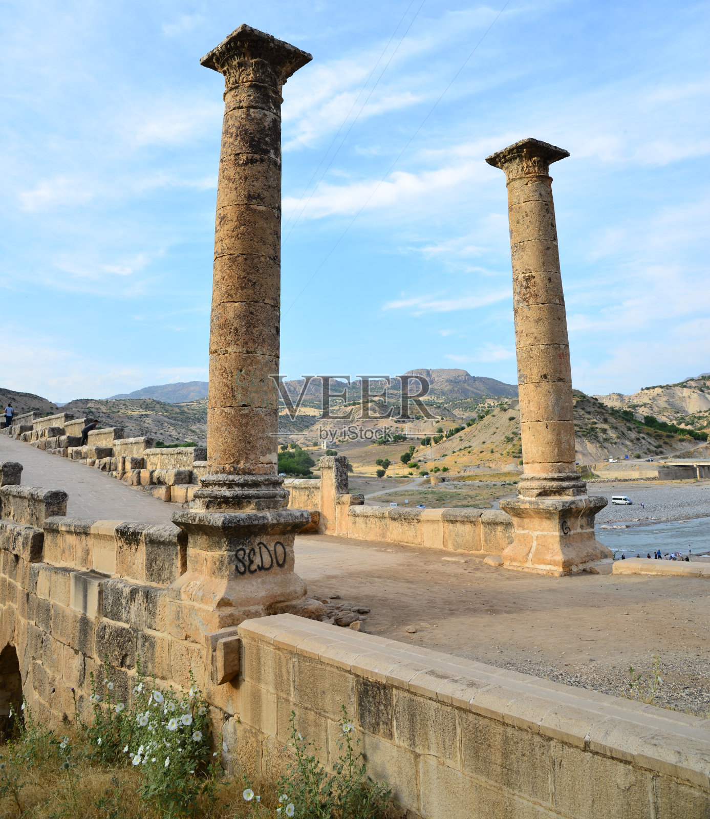 Adiyaman Cendere桥照片摄影图片