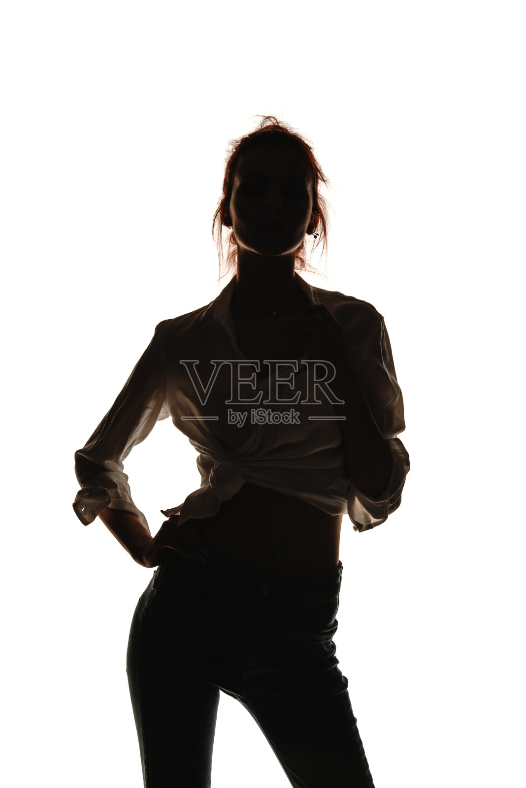 很酷的女模特照片摄影图片