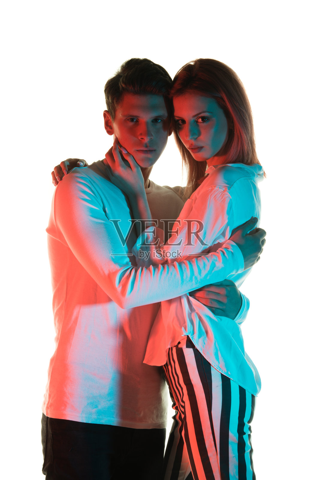 有吸引力的充满激情的一对照片摄影图片