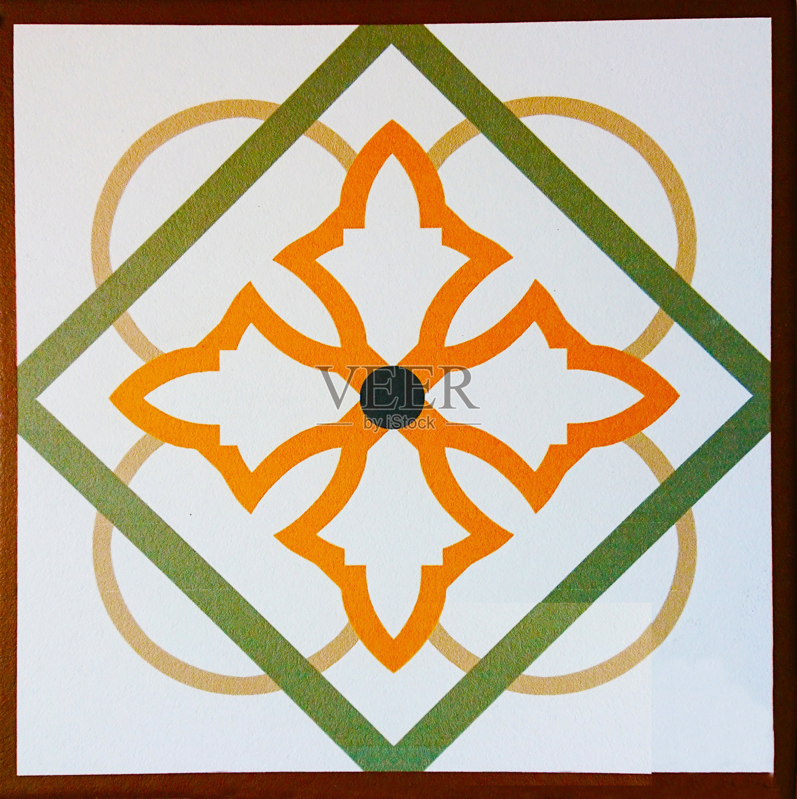 老房子立面传统瓷砖的细节。装饰瓷砖。瓦伦西亚传统瓷砖。花卉装饰。照片摄影图片