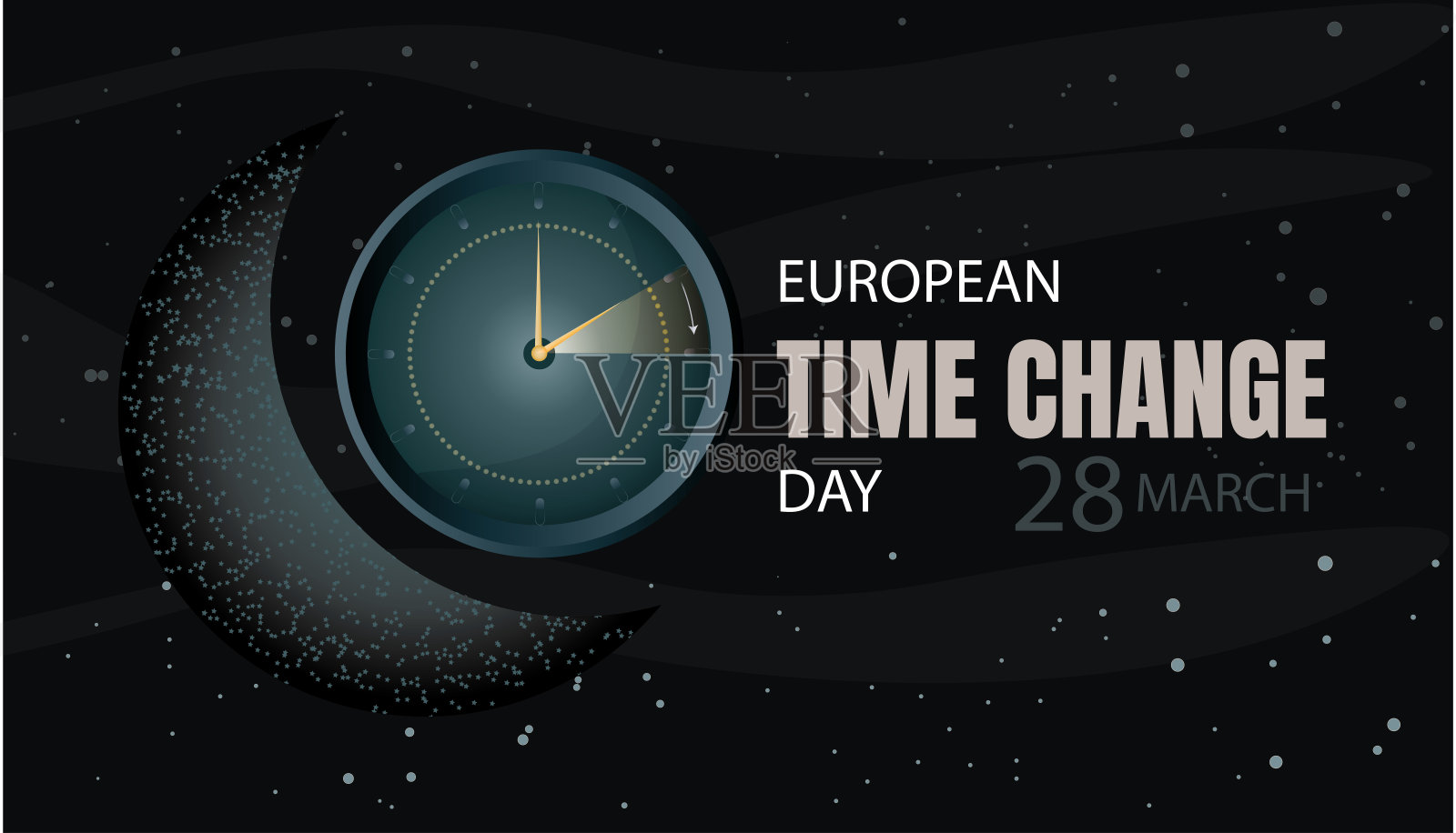 欧洲换时日插画图片素材