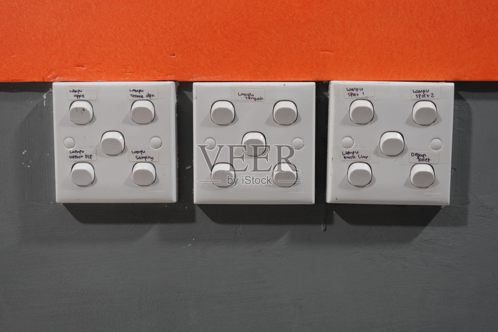 各房间照明开关照片摄影图片