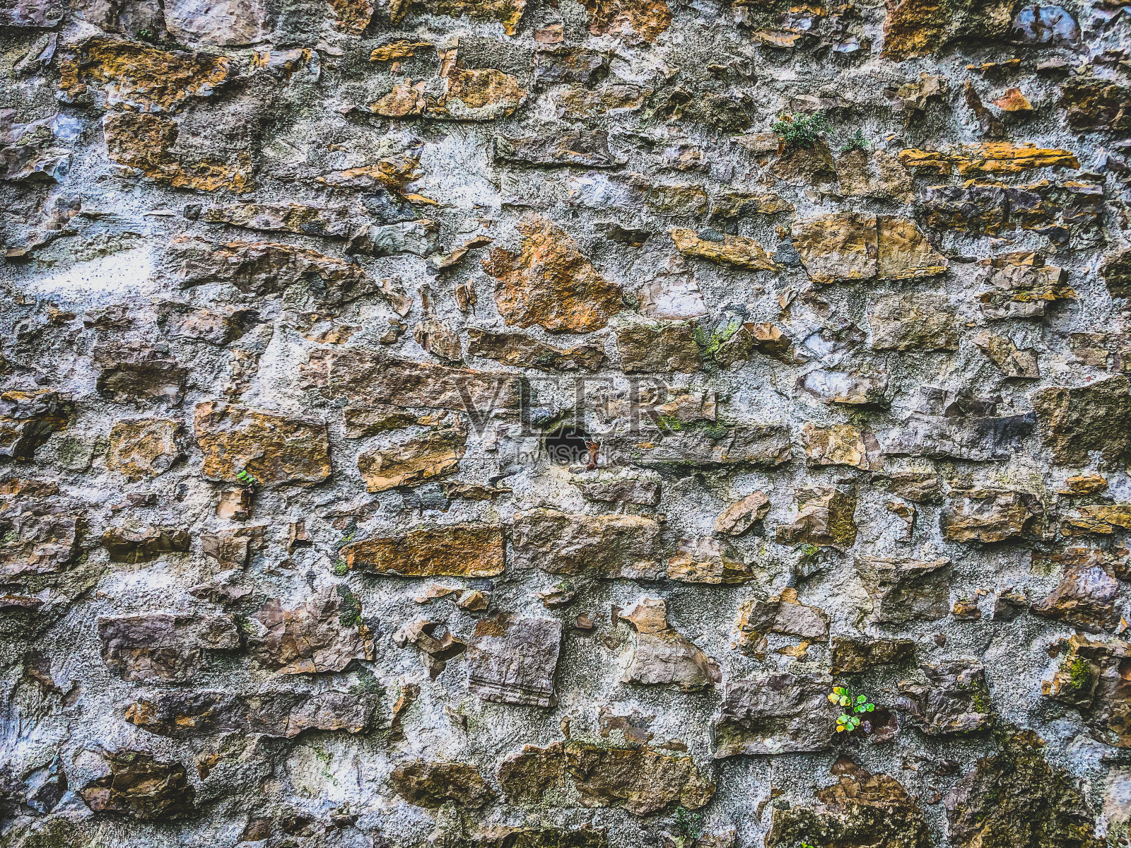 石墙作为纹理或背景。照片摄影图片