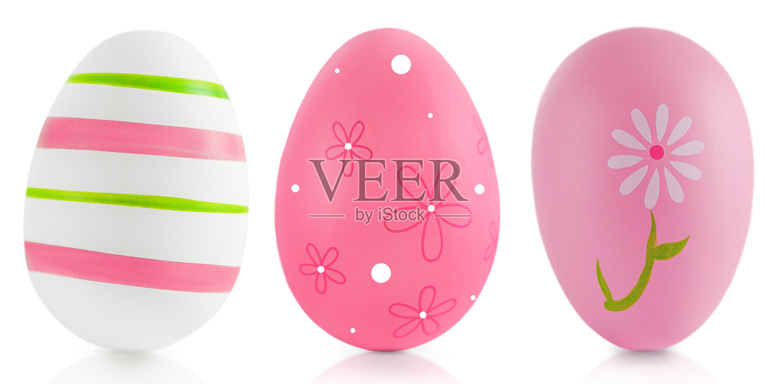 有图案的粉红色鸡蛋照片摄影图片