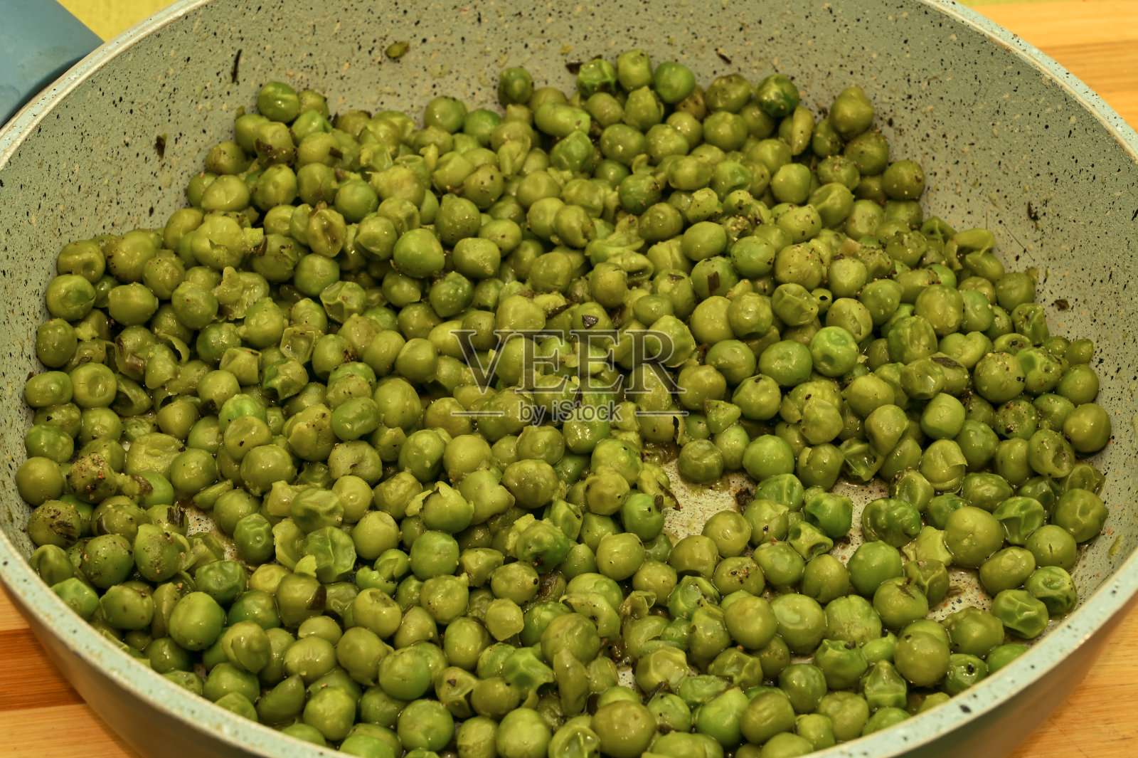 煎豌豆照片摄影图片