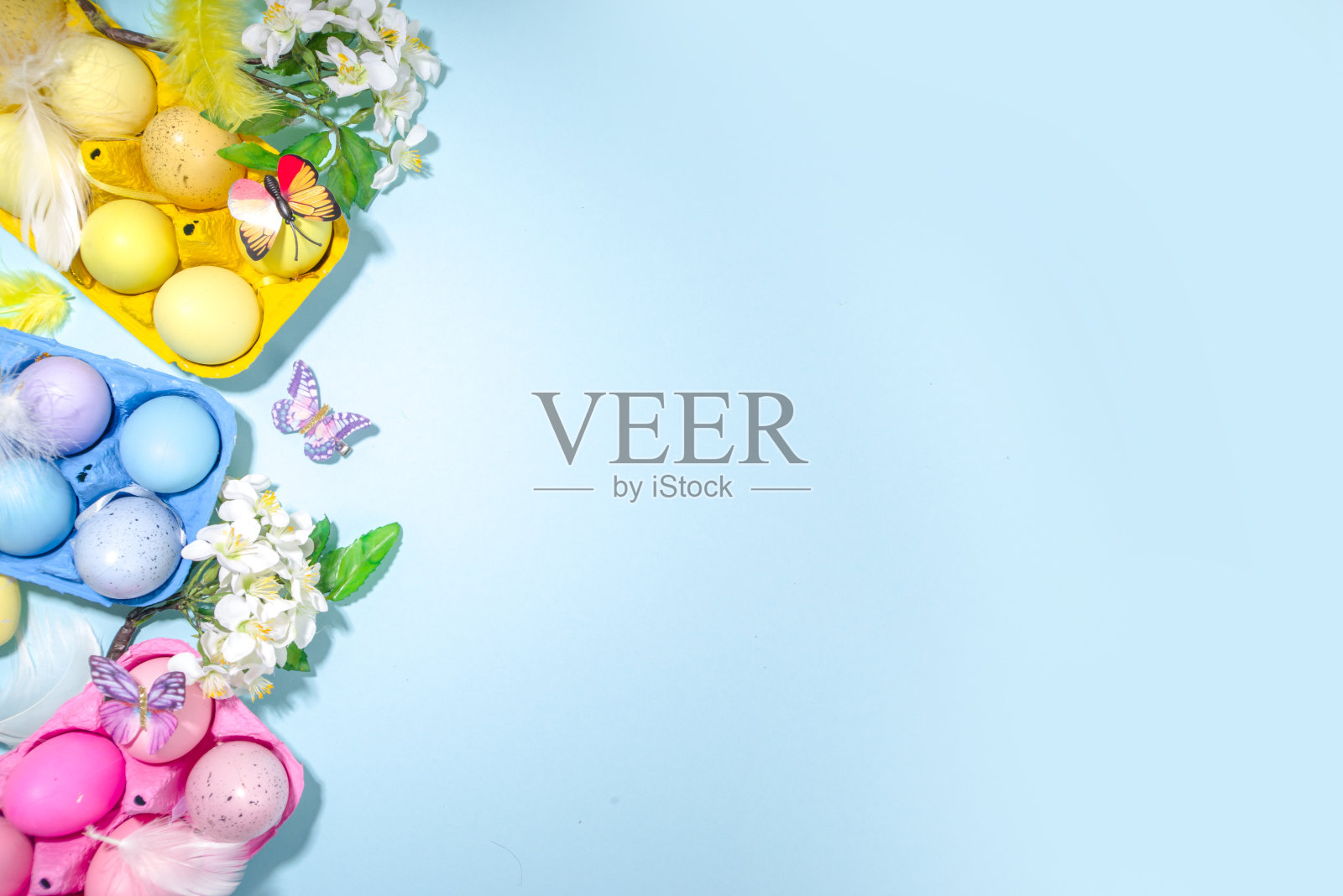 准备复活节假期的概念照片摄影图片