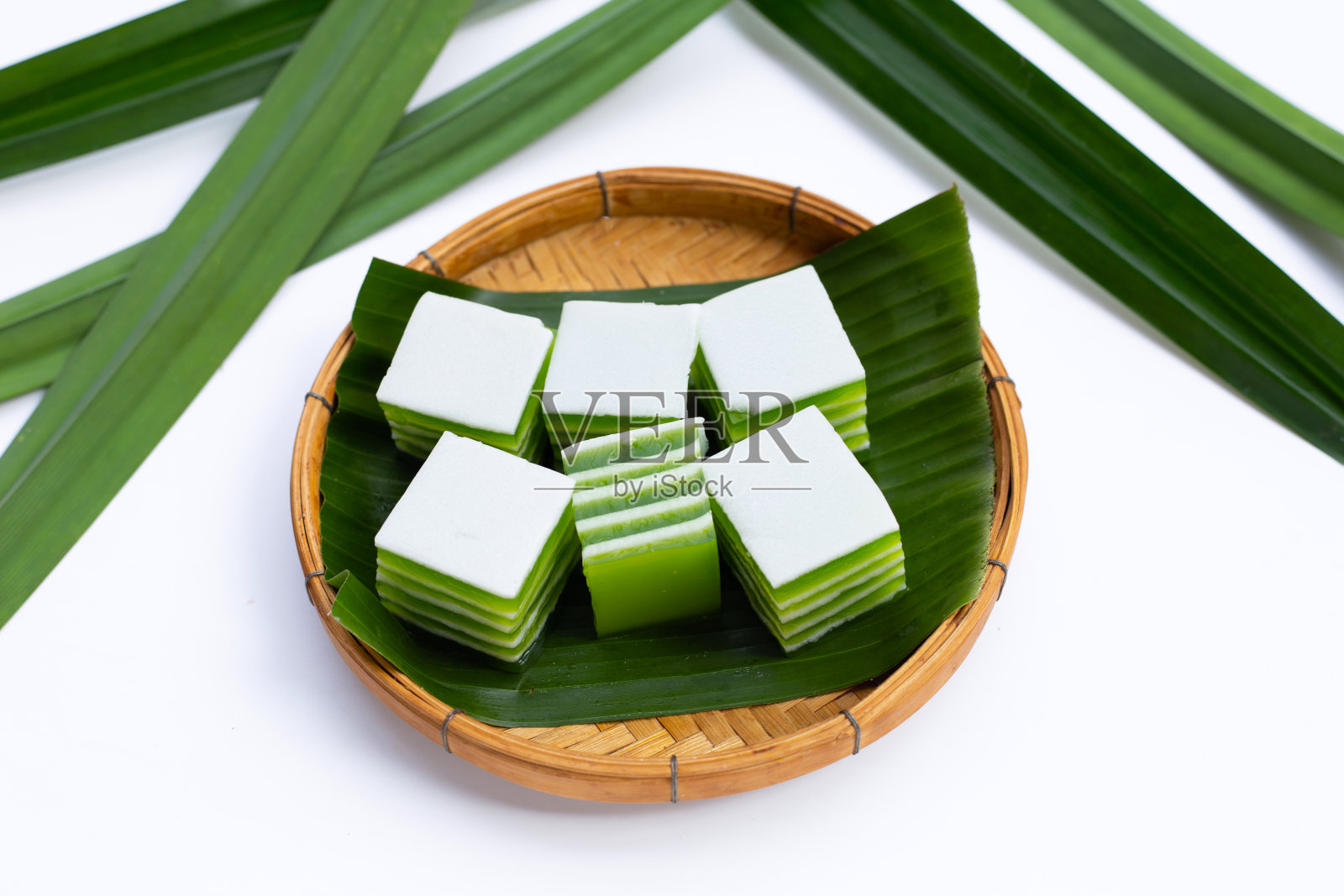 椰奶果冻，泰国甜点照片摄影图片