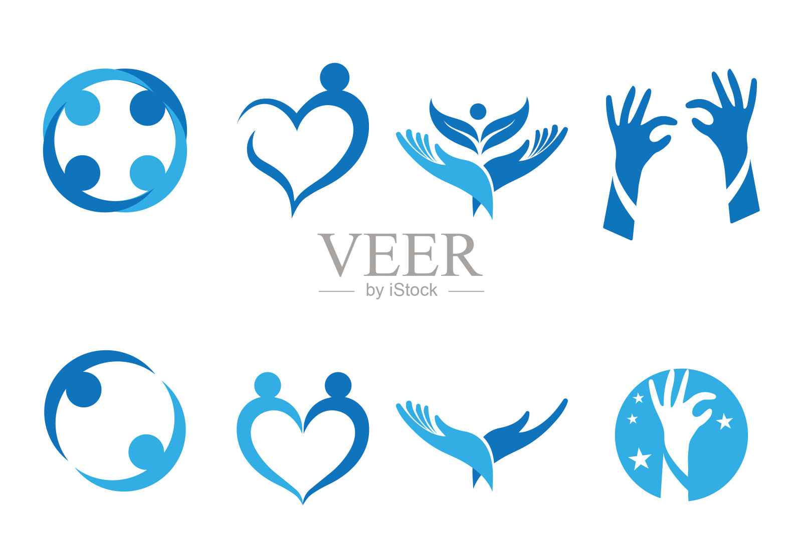 社区组标志，网络和社会图标图标素材