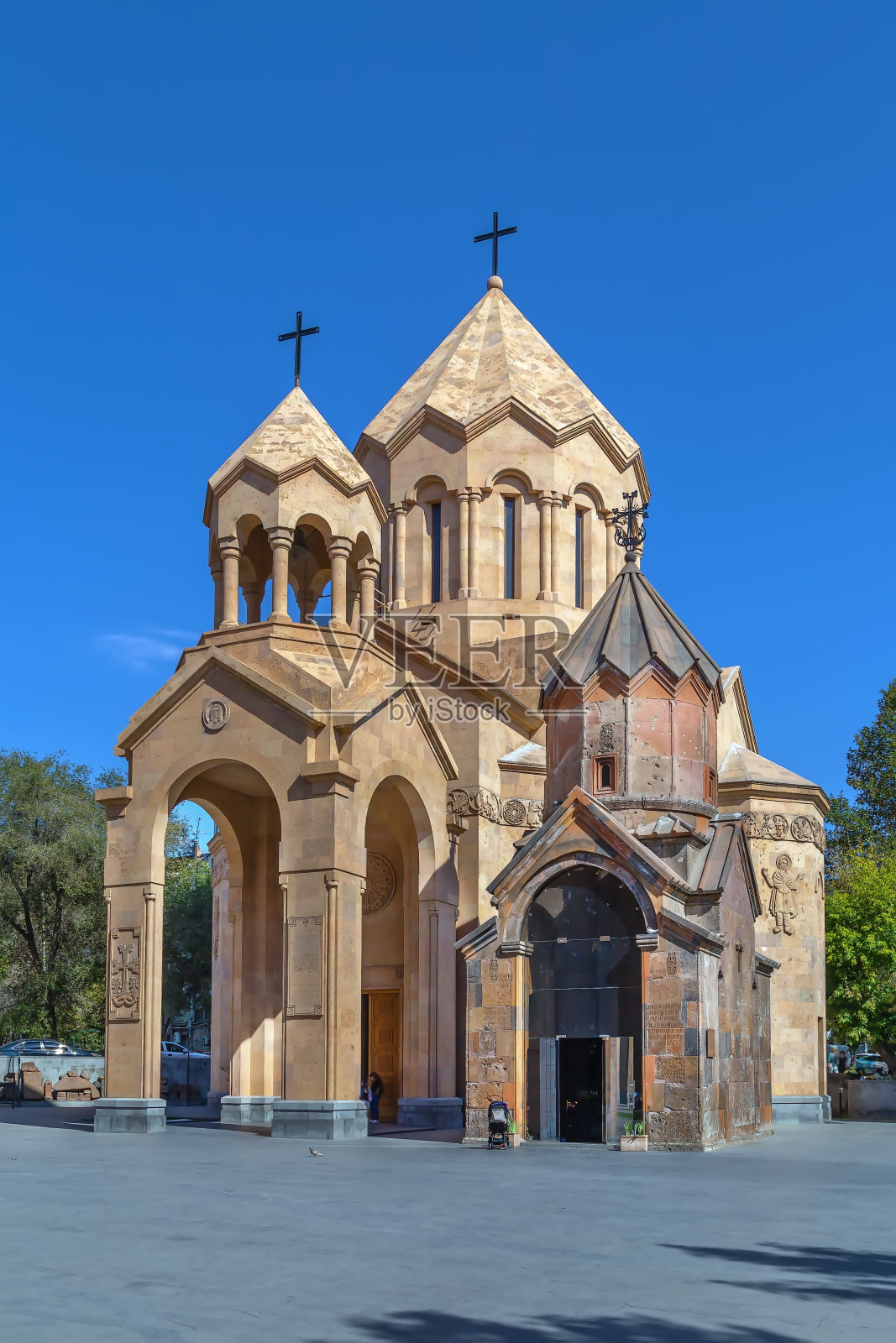亚美尼亚埃里温的Katoghike教堂照片摄影图片