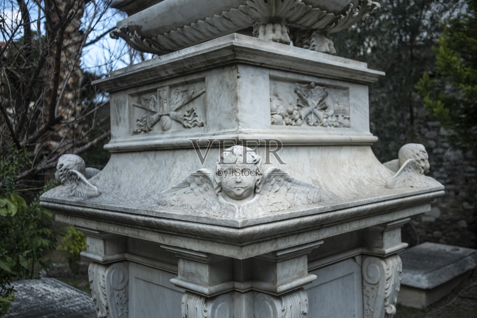 荷兰新教教堂，伊兹密尔/土耳其。照片摄影图片