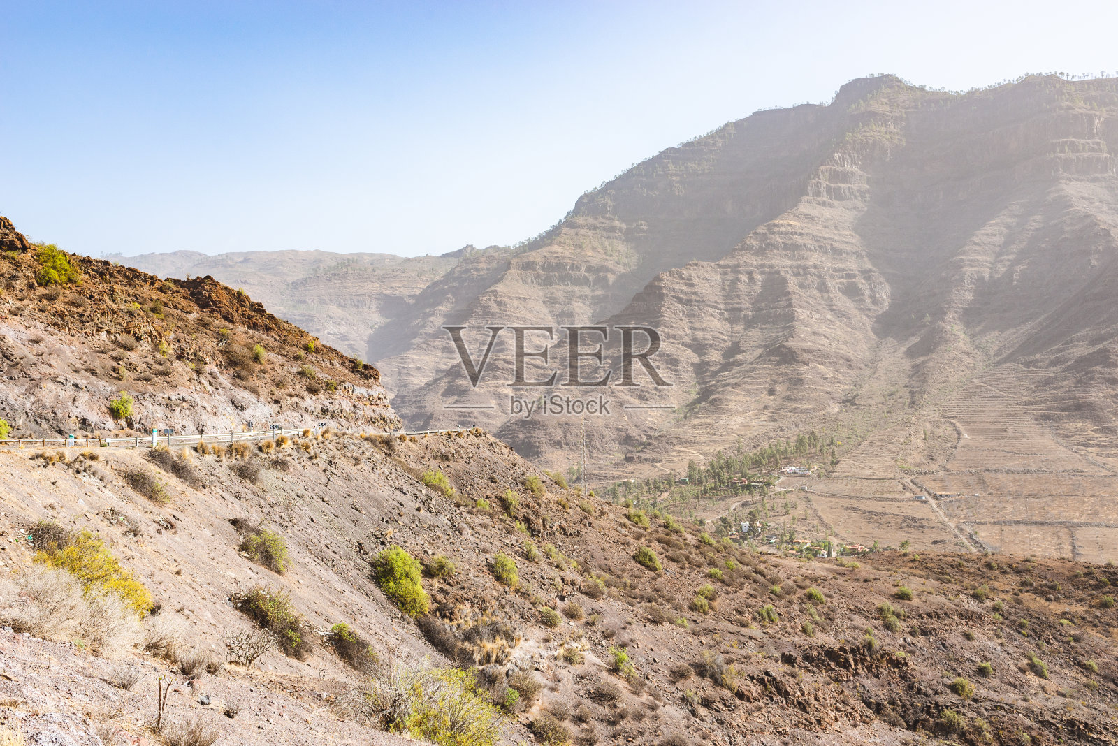 大加纳利岛的山脉照片摄影图片
