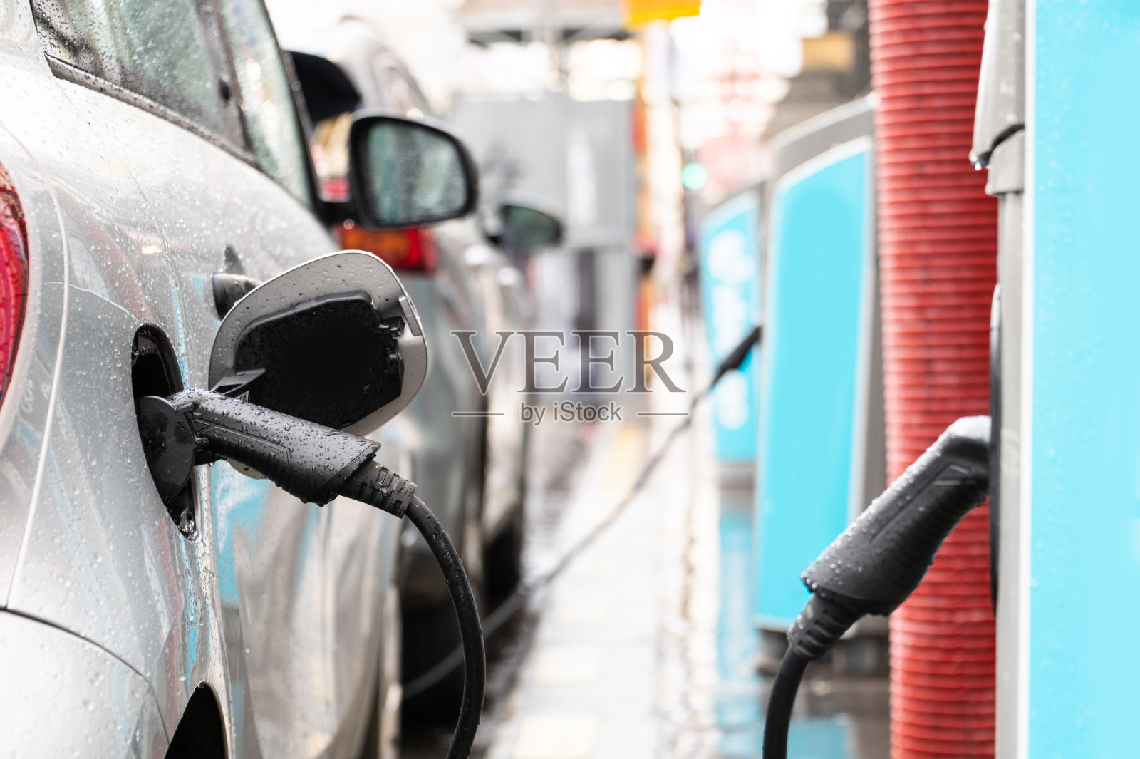 插电电动汽车照片摄影图片