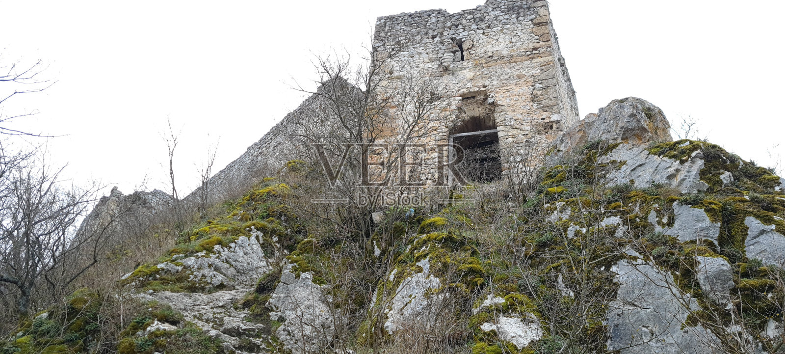 塞尔维亚中世纪城镇Soko Grad照片摄影图片