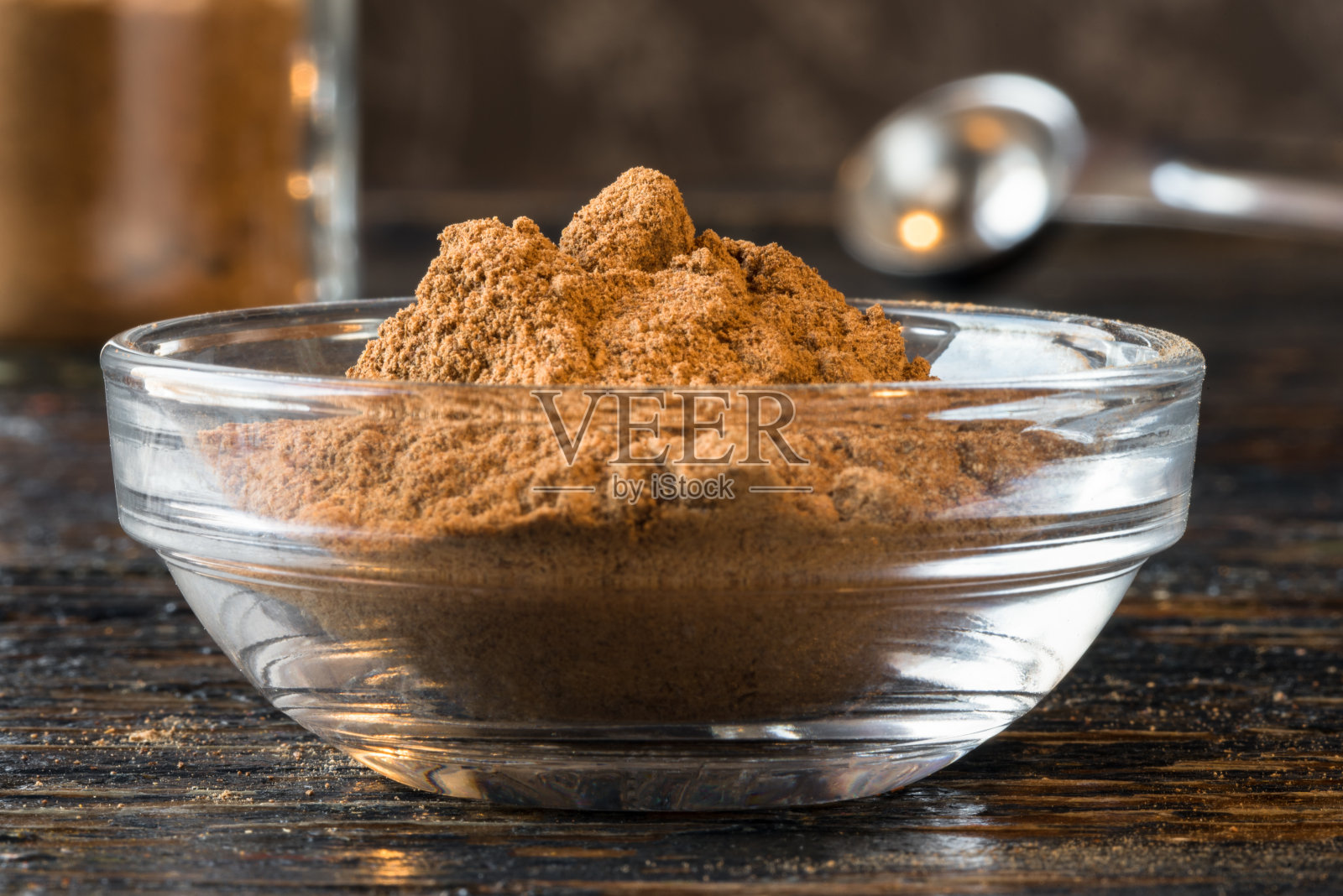 南瓜派香料碗照片摄影图片