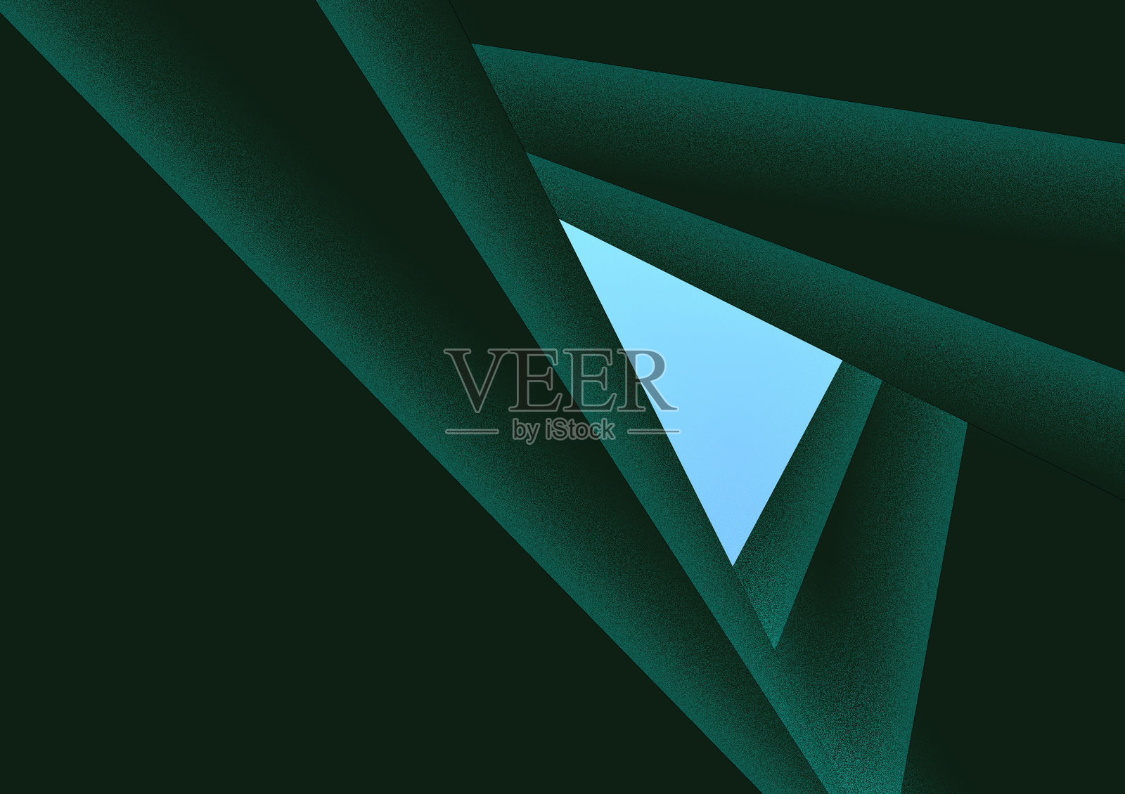 抽象条纹图案上的绿色背景。照片摄影图片