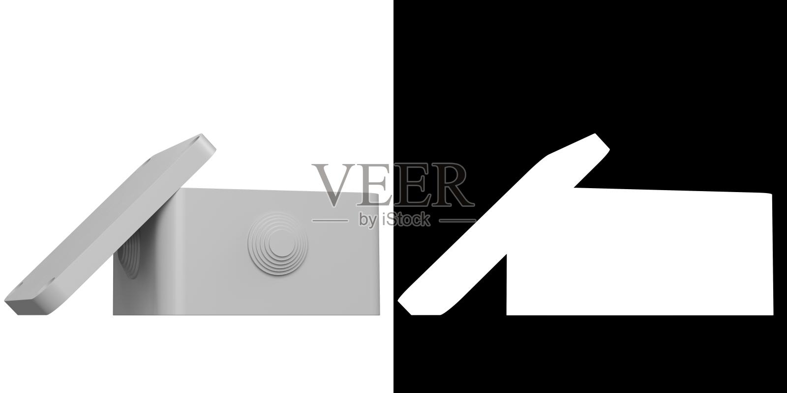 广场接线盒照片摄影图片