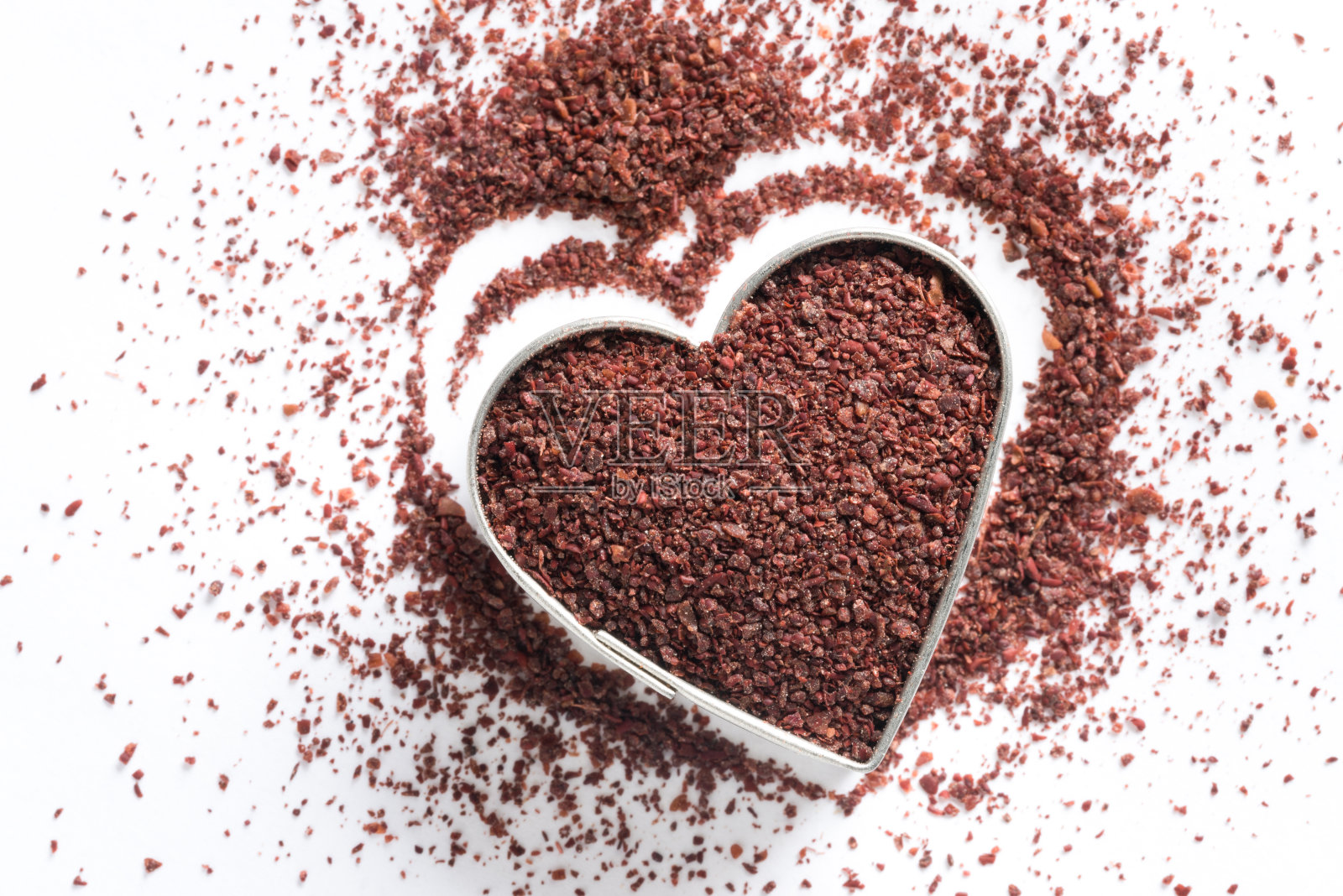 磨成心形的漆树照片摄影图片