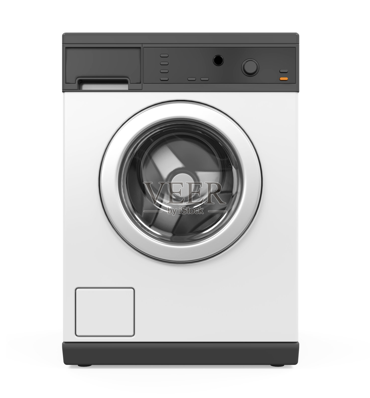 现代洗衣机隔离照片摄影图片