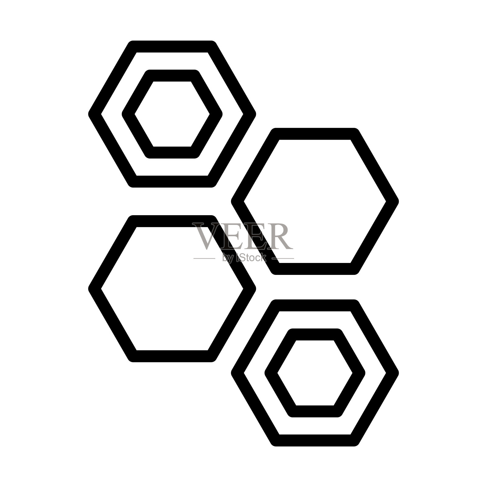 生态电池图标从生态收集。薄线性生态电池，能源，电力轮廓图标孤立在白色背景。线矢量生态电池符号，网络和移动符号。插画图片素材
