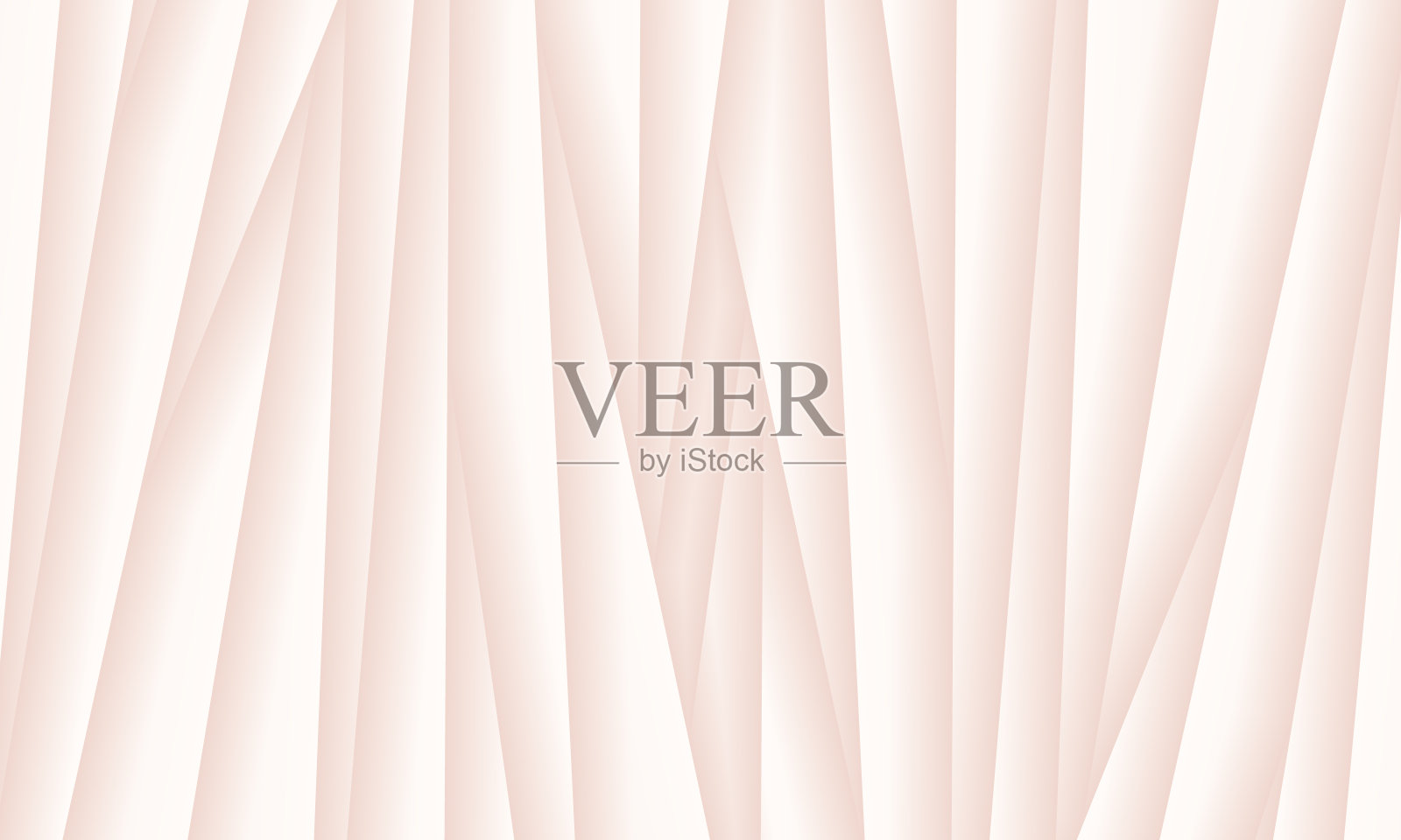 软米色条纹三维抽象背景与剪纸层几何元素插画图片素材