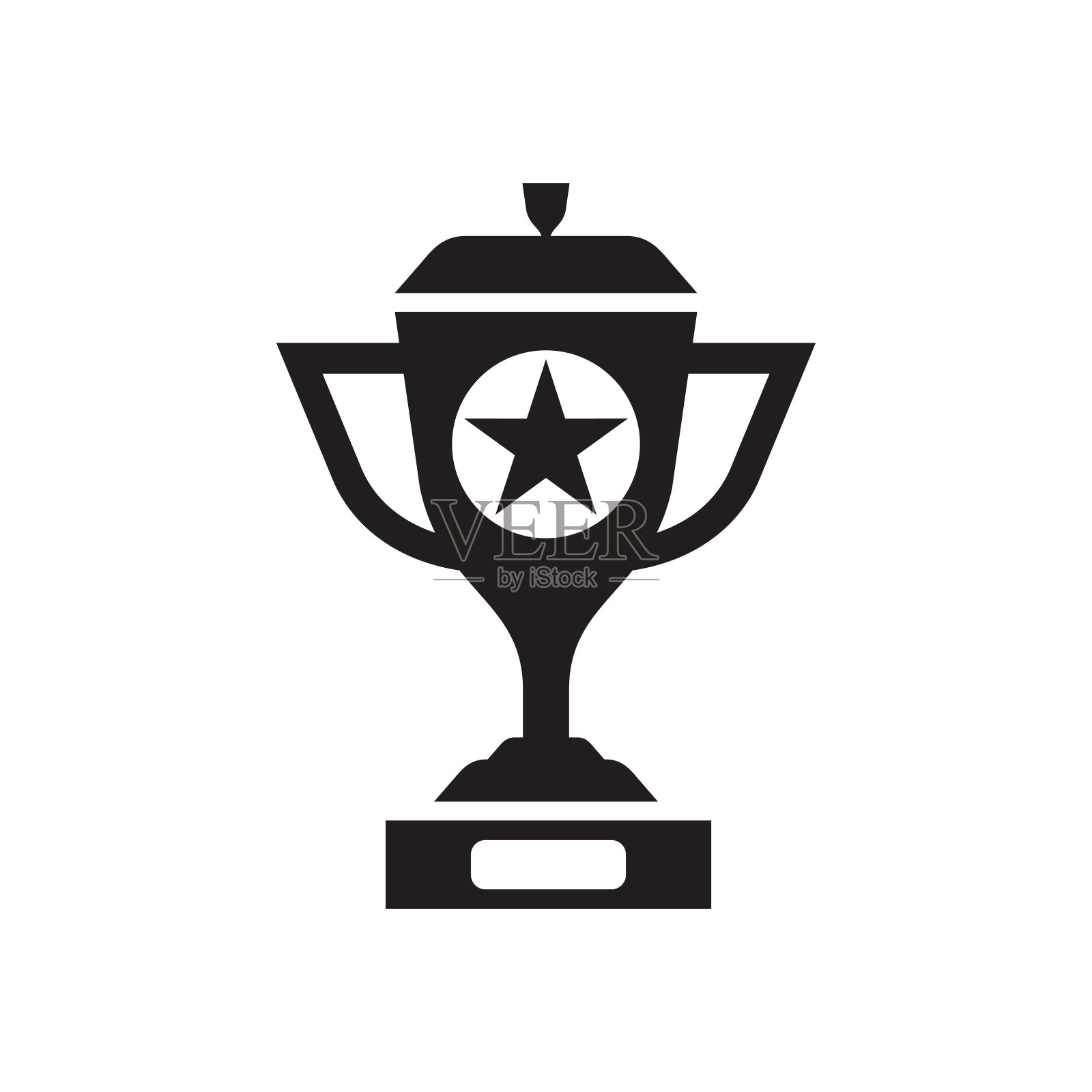 泥铲奖冠军-黑色图标在白色背景矢量插图的网站，移动应用程序，演示，信息图形。概念的迹象。平面设计元素。插画图片素材