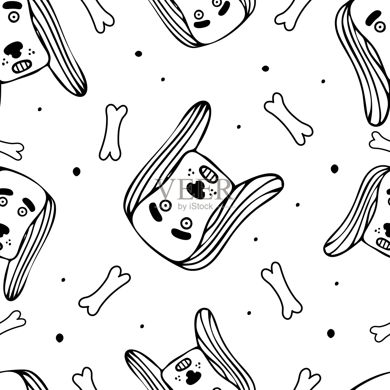 狗插画图片素材