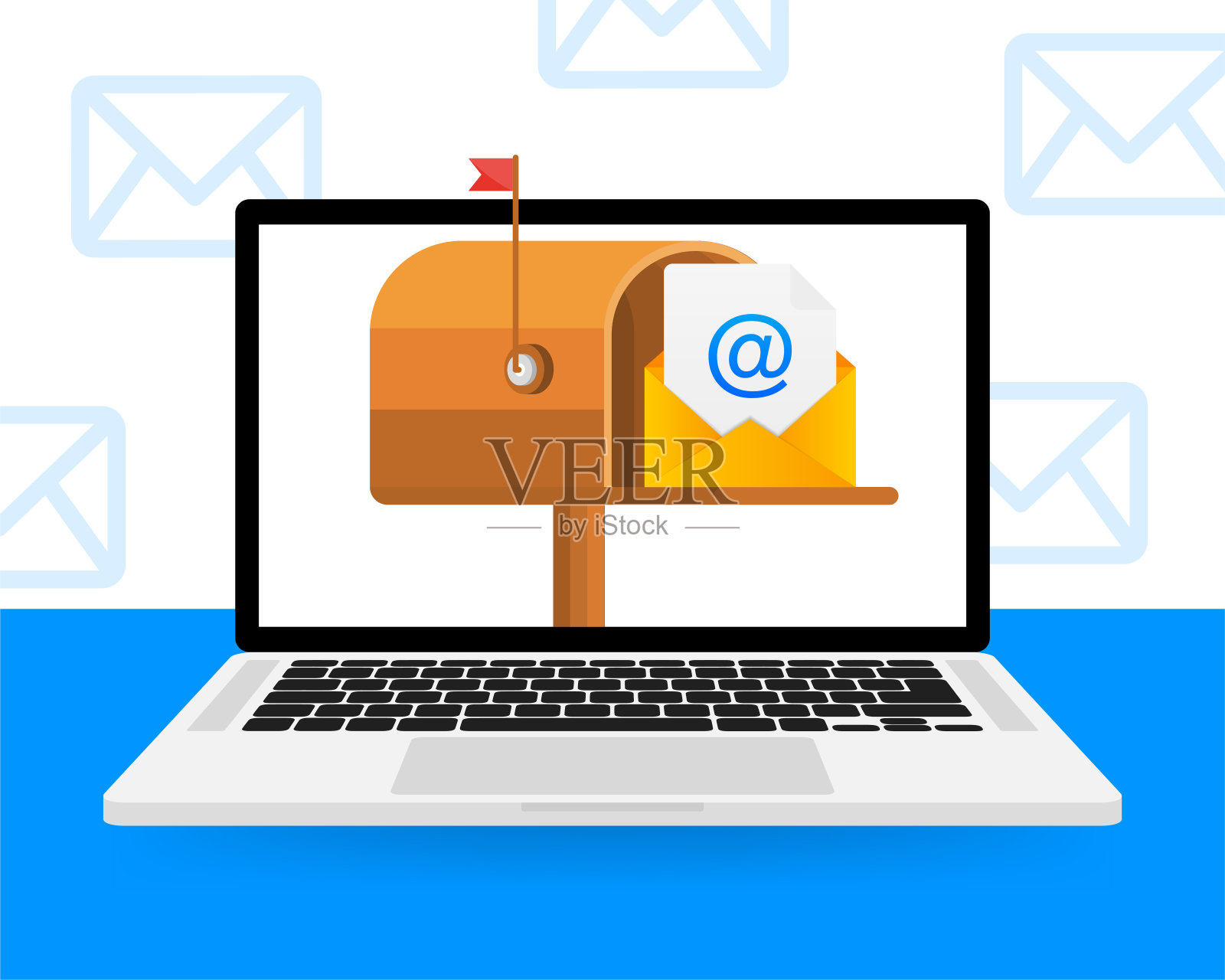 现在就订阅我们的时事通讯。订阅按钮模板。插画图片素材