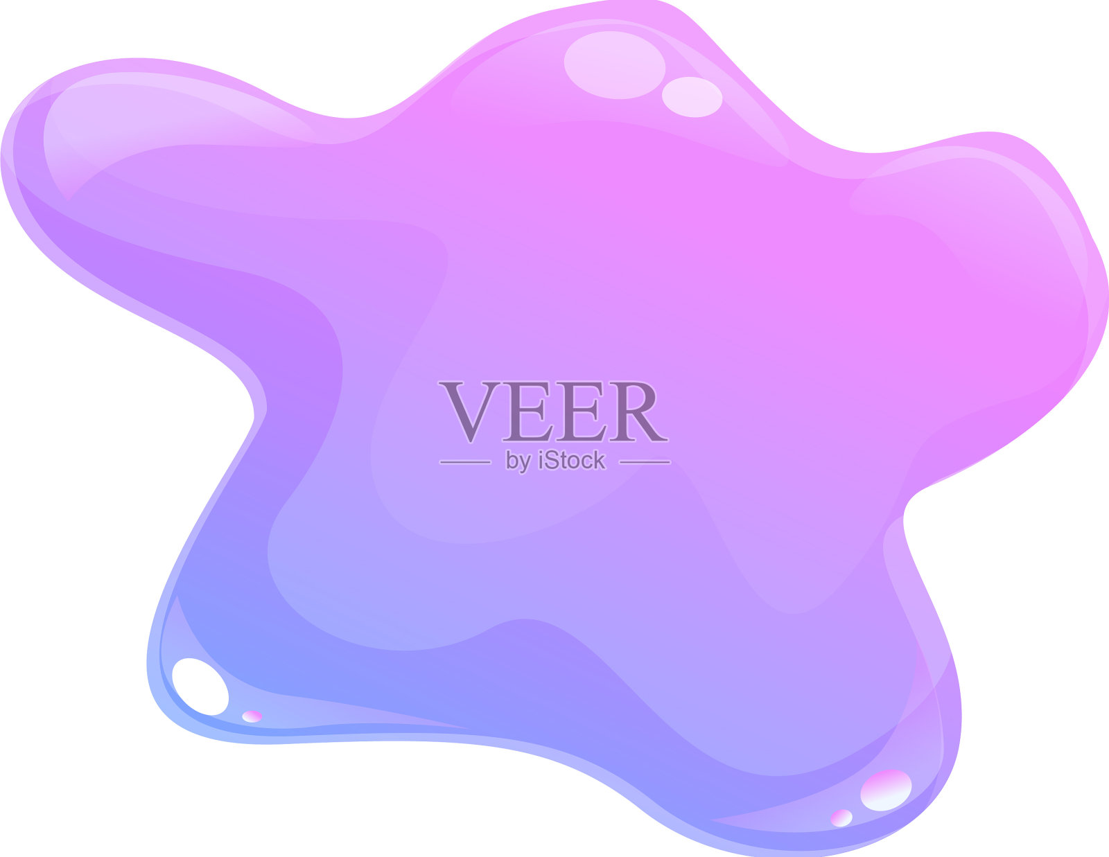 梯度黏液图标卡通飞溅滴插画图片素材