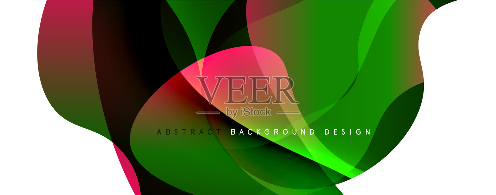 新潮简单的流体色梯度抽象插画图片素材