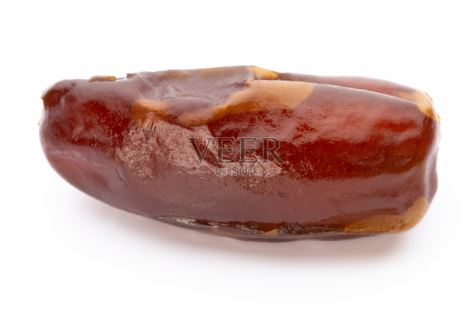 干枣孤立在白色背景上。前视图。平的模式。照片摄影图片