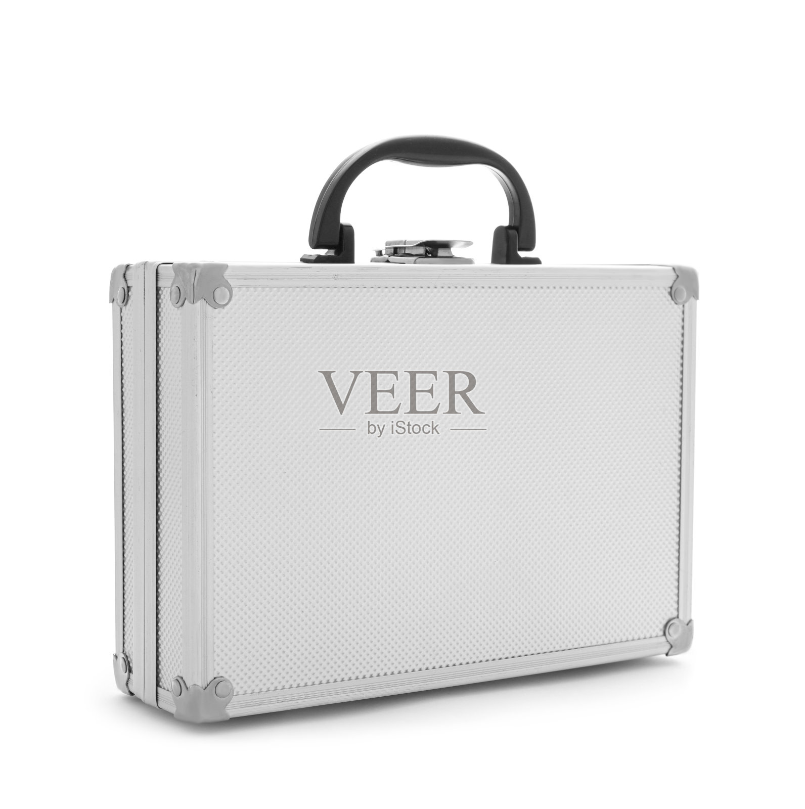 时尚铝硬壳孤立在白色照片摄影图片