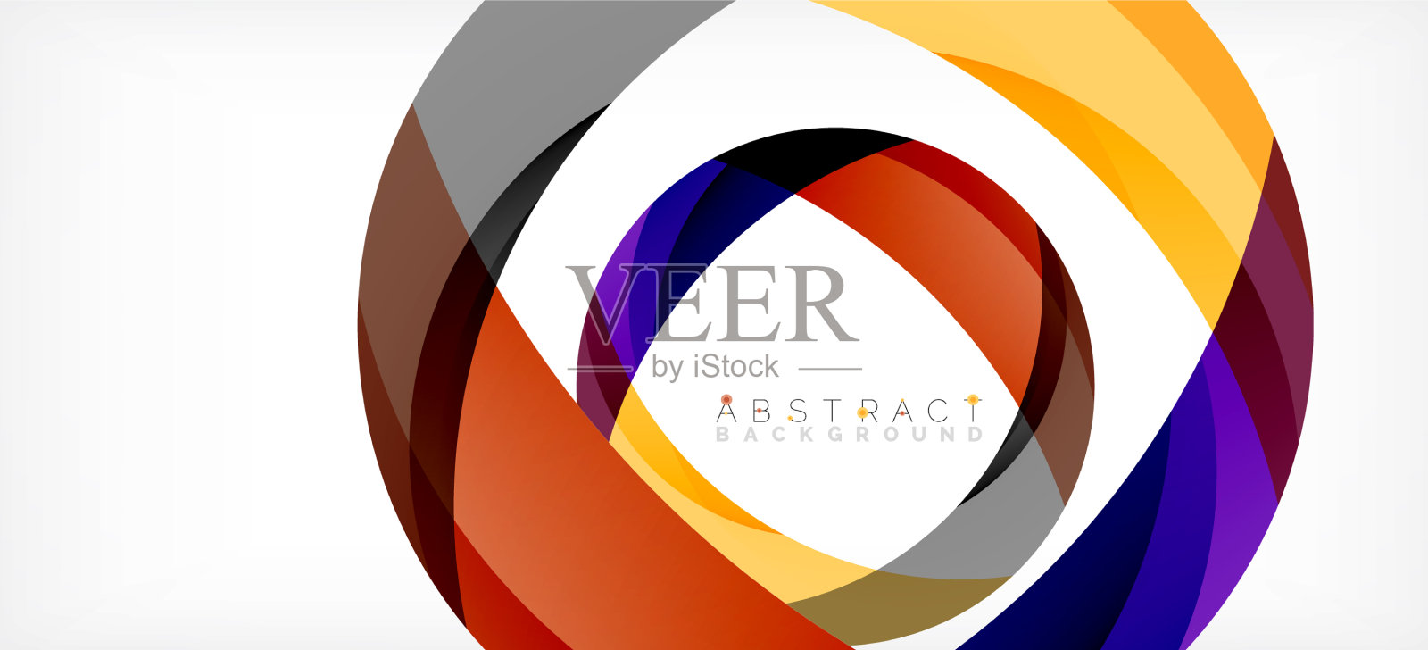 几何抽象背景圈创建插画图片素材