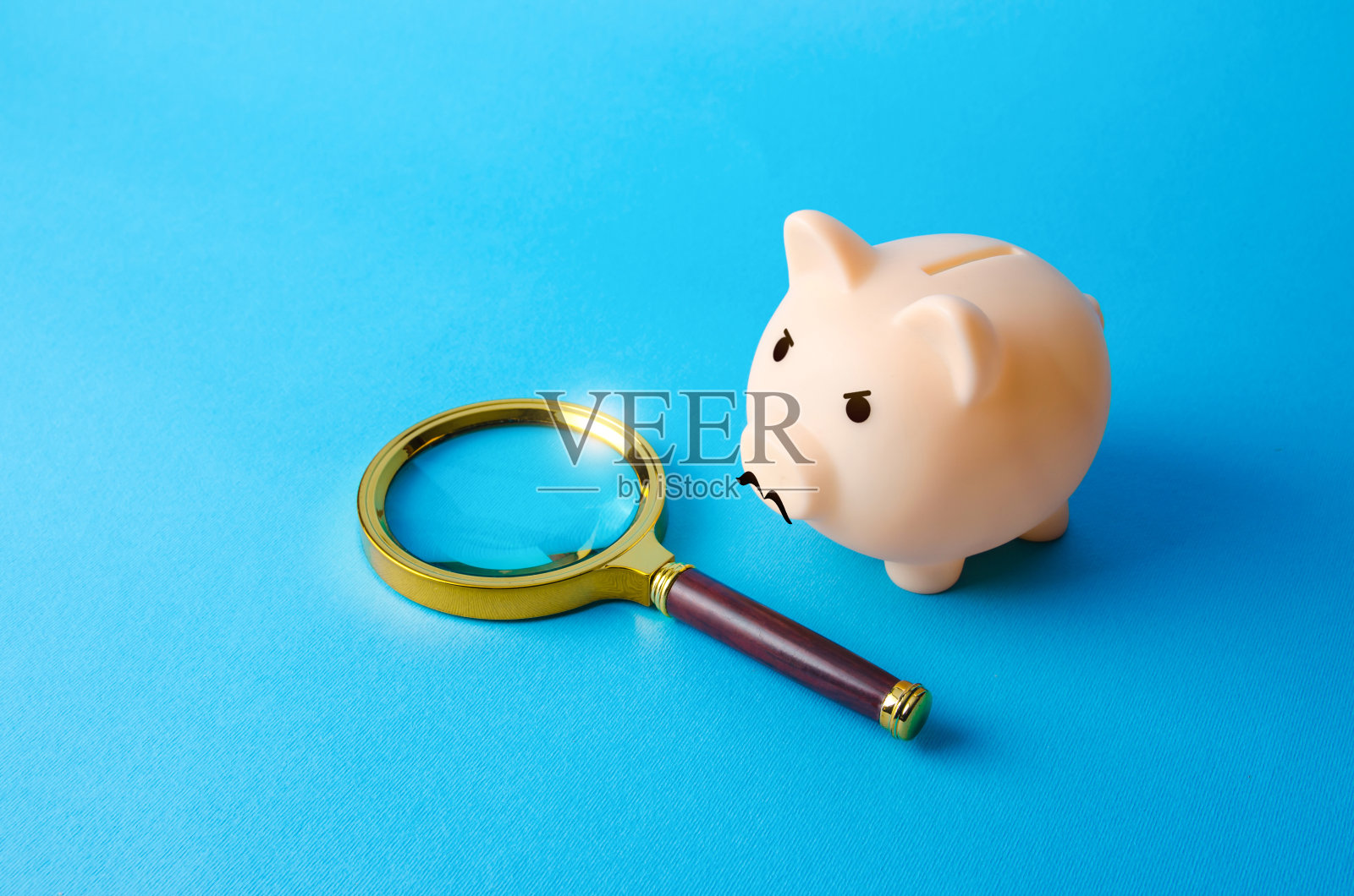 小猪侦探调查资金流向：反洗钱调查、审计与会计，可疑交易，减少不必要支出和资金泄漏以及财务安全照片摄影图片