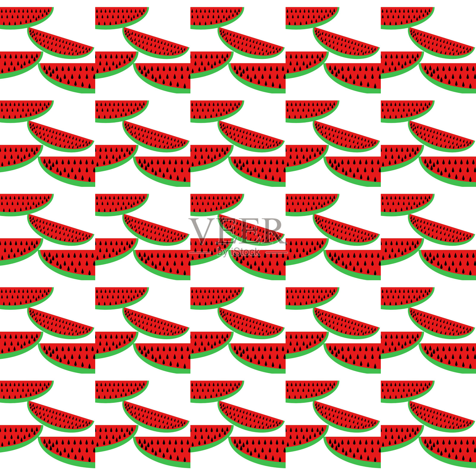 西瓜无缝模式设计元素图片