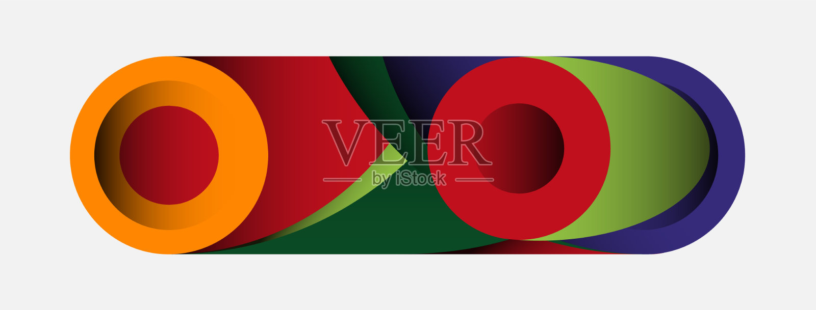 抽象背景最小几何圆和插画图片素材