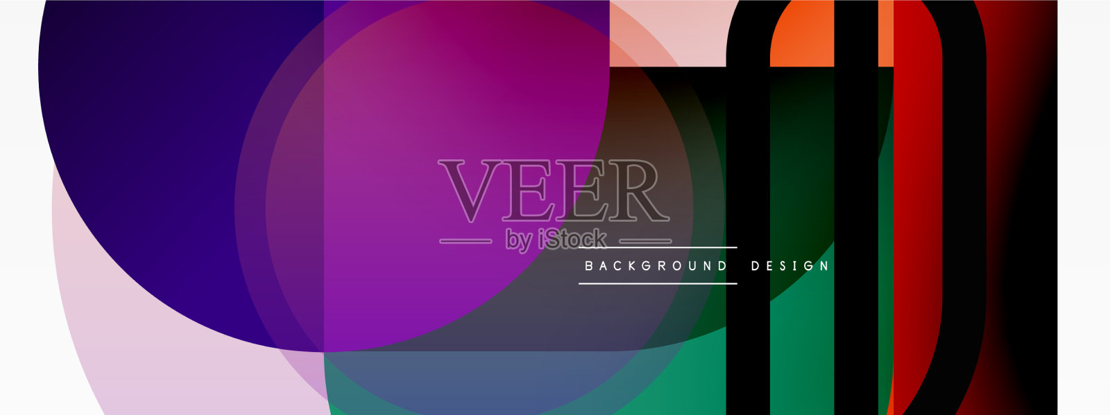 创意几何壁纸最小的圆插画图片素材