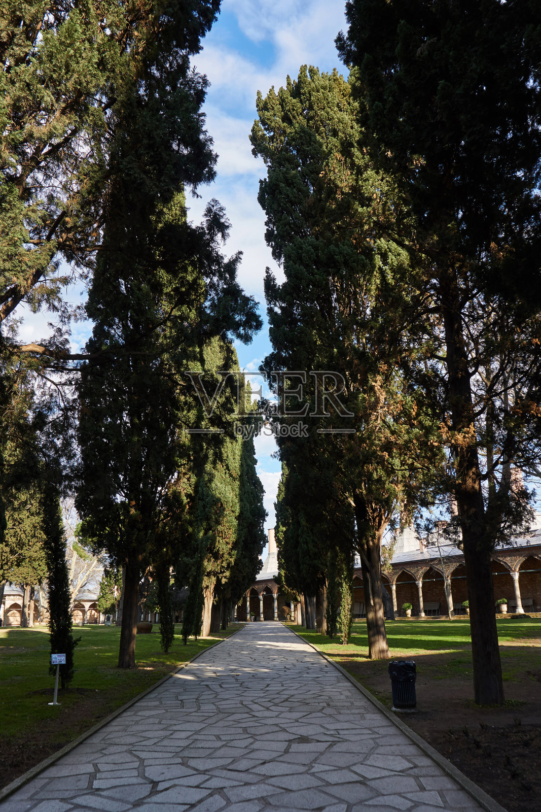 公园的人行道照片摄影图片