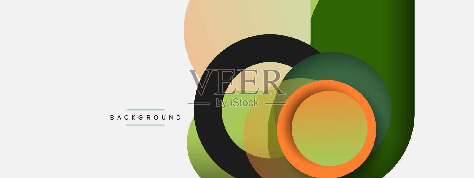 圆的形状圈最小的几何插画图片素材