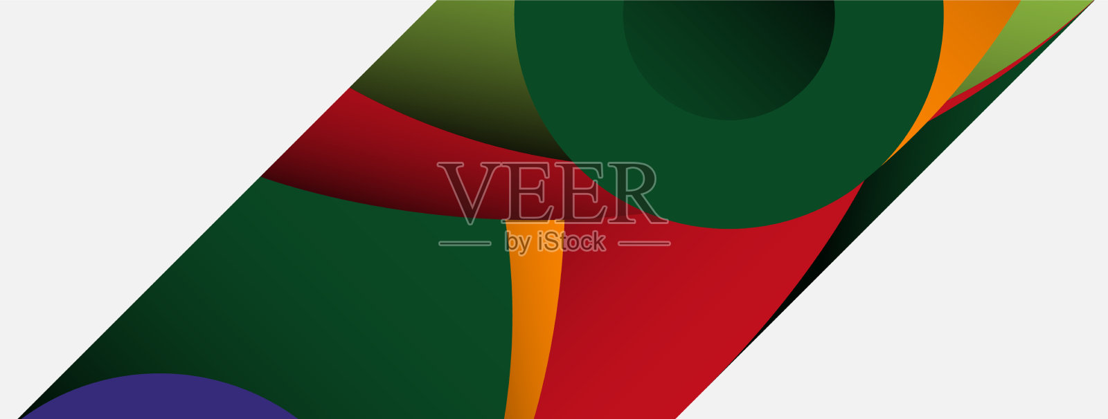 抽象背景最小几何圆和插画图片素材