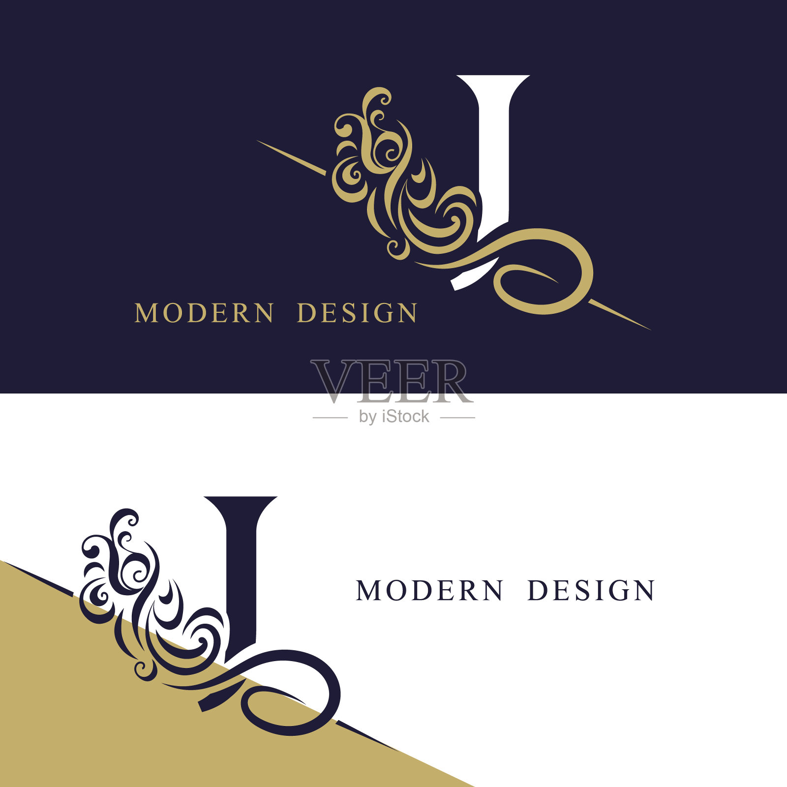 古着字母j组合的书法艺术标志。用于名片，书籍设计，品牌名称，珠宝，餐厅，精品店。创造性的优雅的模板。矢量图插画图片素材