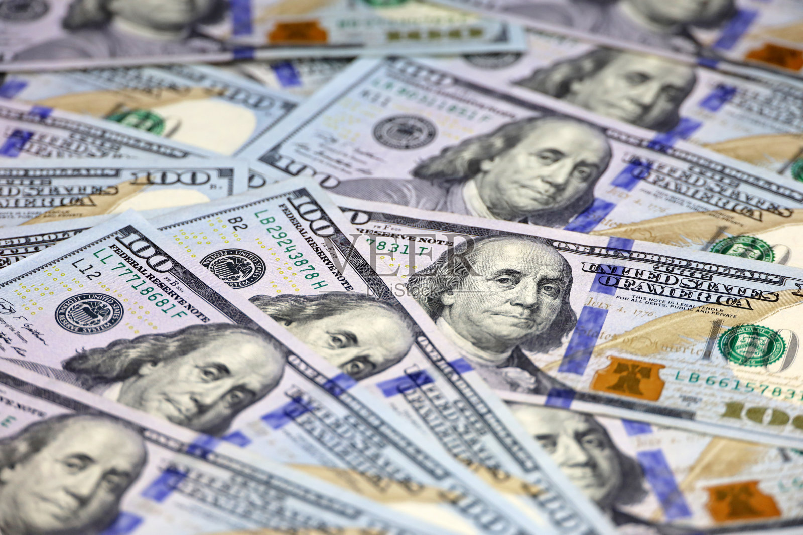 美元钞票，纸币为背景照片摄影图片