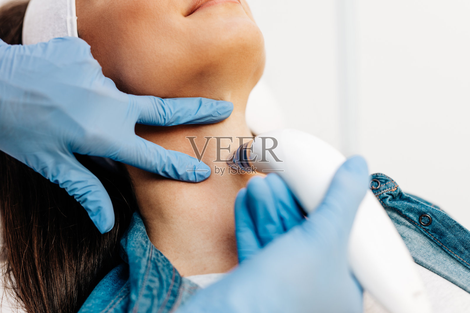 面部美容手术治疗照片摄影图片