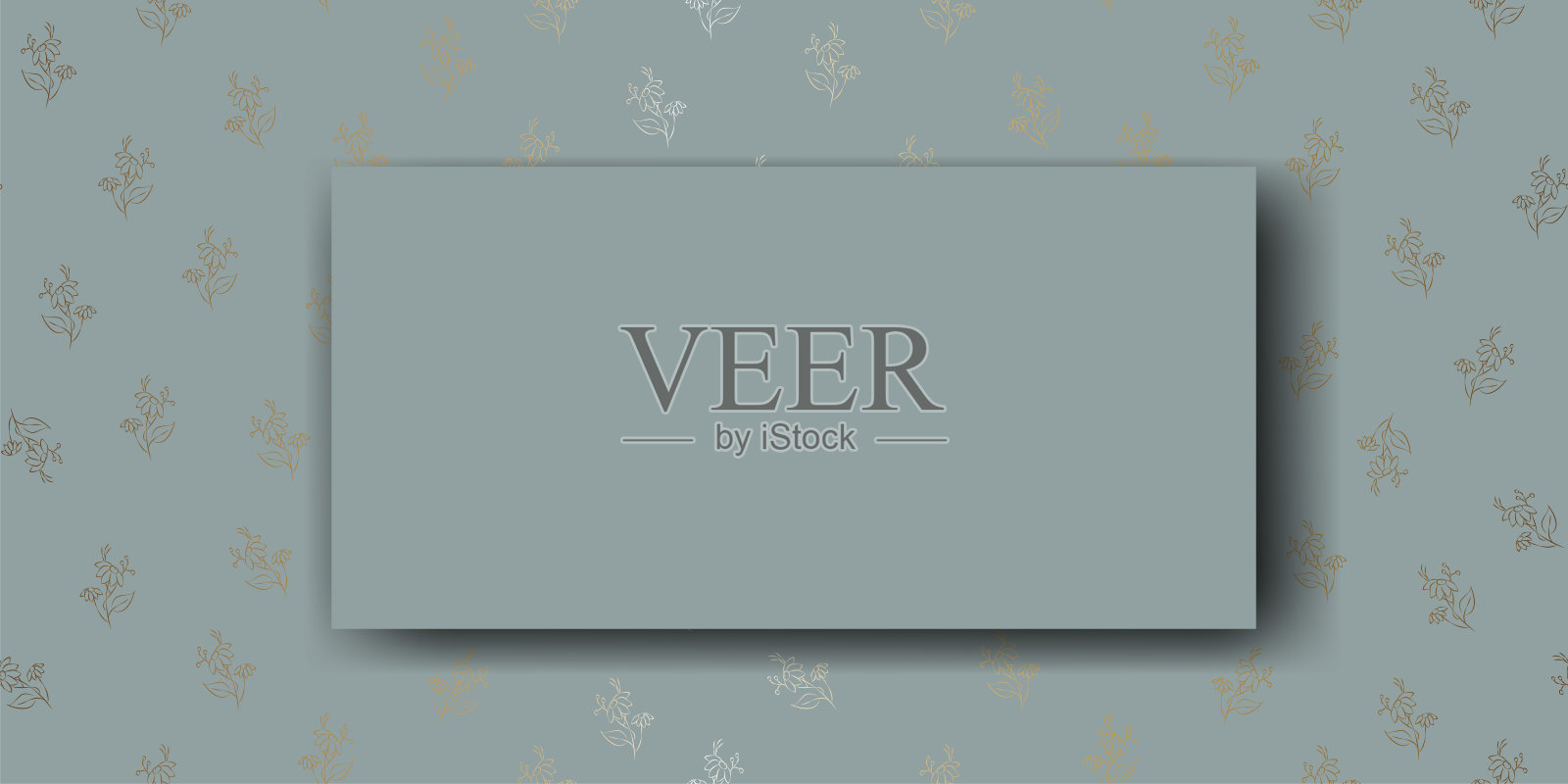 向量。洋甘菊花背景，文本复制空间。水平模板卡片，婚礼请柬，派对请柬，传单，封面，小册子，社交网络。手绘草图。插画图片素材