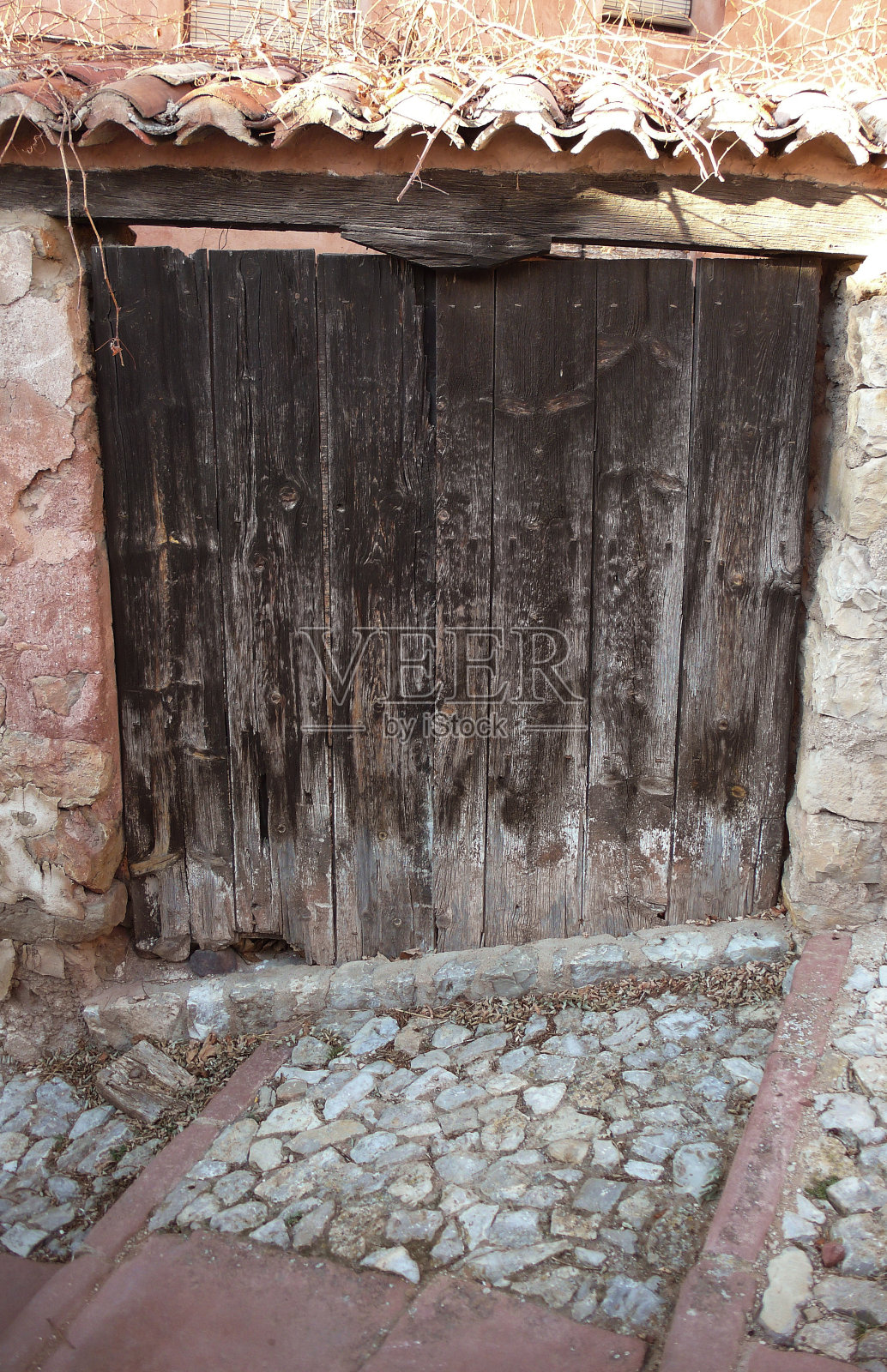 村旧门照片摄影图片