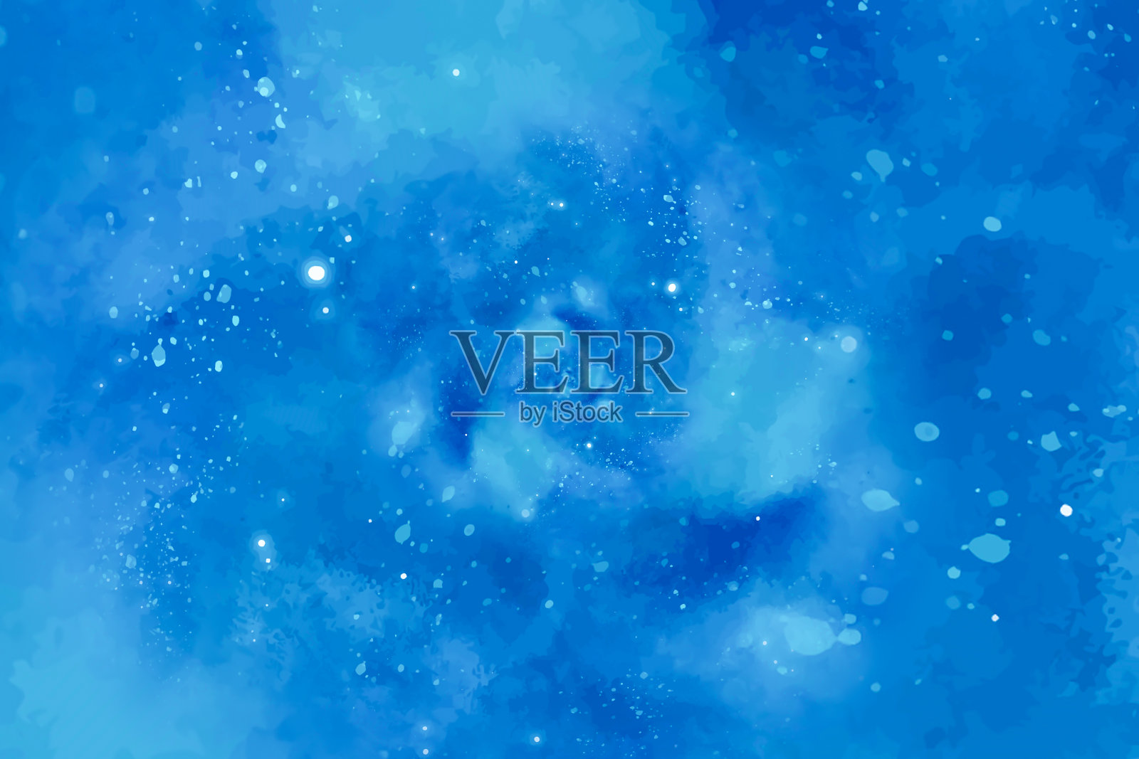 抽象蓝色背景与螺旋。旋转径向未来图案插画图片素材